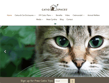 Tablet Screenshot of catiospaces.com